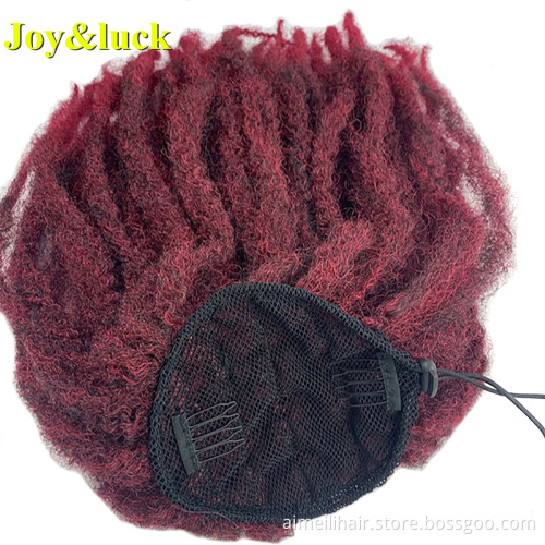 Ponytail Ladies Wig Wholesale Price Short Multiple Colour Women Hair Extensions Afro Wrap Around Crochet Drawstring Ponytail